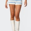 Amaris Striped Knit Shorts - Image 2