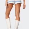 Amaris Striped Knit Shorts - Image 4