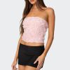 Rosee Textured Floral Corset - Image 3