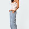 Indira Printed Cupped Lace Up Corset - Image 5