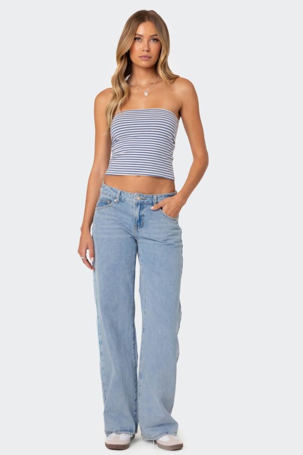 Raelynn Washed Low Rise Jeans - Image 5